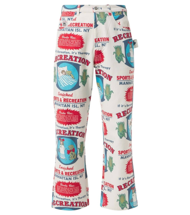 Photo: Bode Enrichment Knolly Brook cotton straight pants