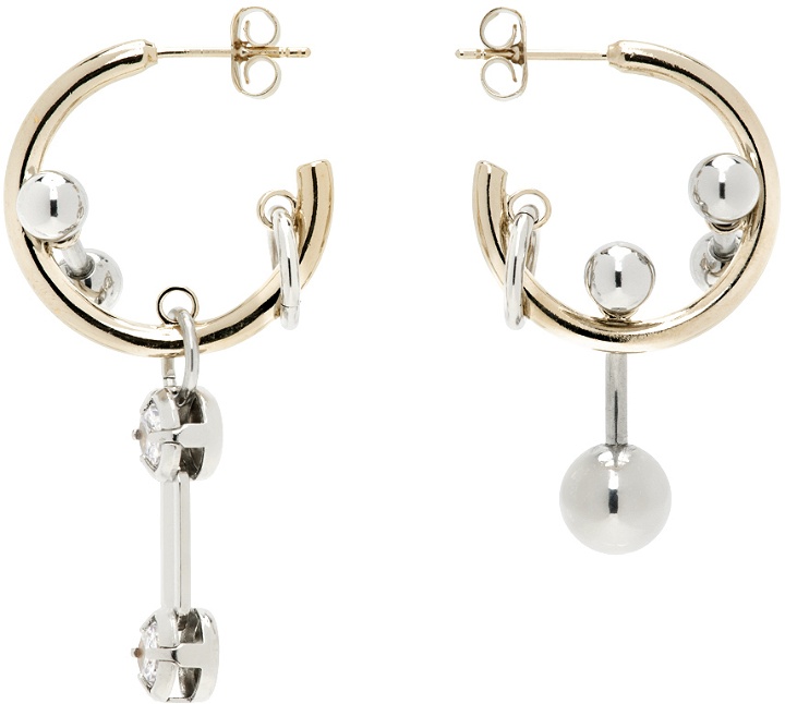 Photo: Justine Clenquet Gold & Silver Debbi Earrings