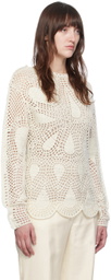 Gabriela Hearst Off-White Capps Sweater