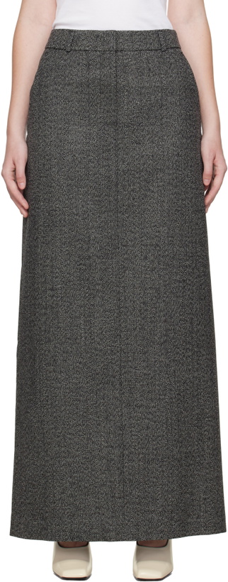 Photo: R2W Gray Arina Wool Maxi Skirt