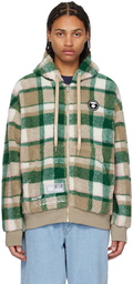 AAPE by A Bathing Ape Beige & Green Fancy Jacket