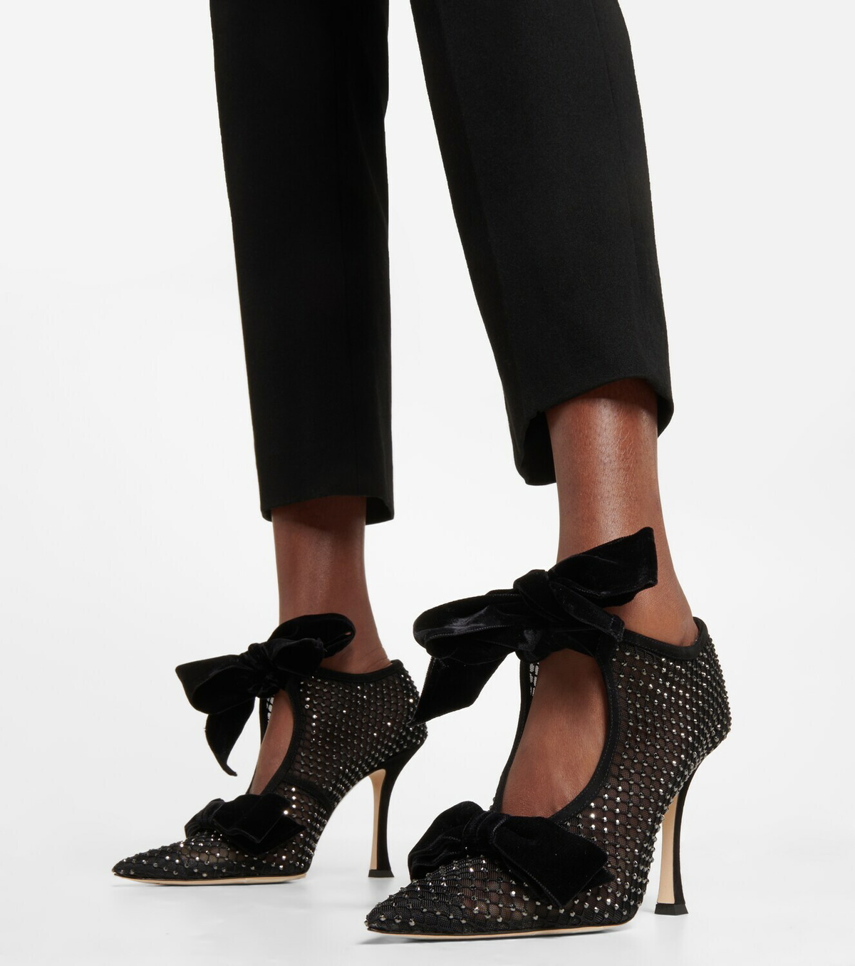 Jimmy Choo - Flaca 100 embellished pumps Jimmy Choo