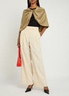 BY Malene Birger Cymbaria Wide-leg Woven Trousers Cream