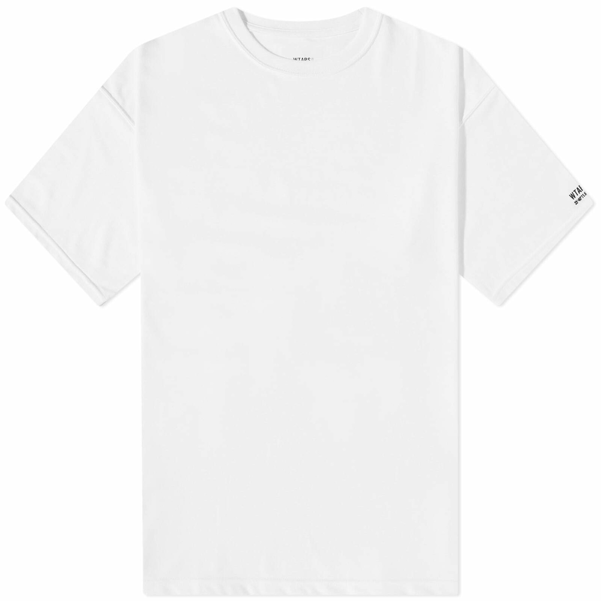WTAPS Men's 20 Sleeve Logo T-Shirt in White WTAPS