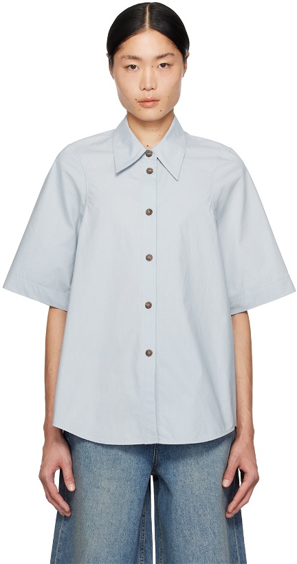Photo: LOW CLASSIC Blue Button Shirt