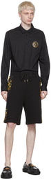 Versace Jeans Couture Black V-Emblem Shirt