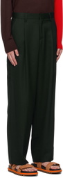 kolor Green Pleated Trousers