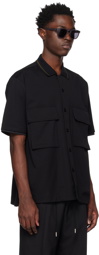 sacai Black Flap Pocket Shirt