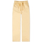 Tekla Fabrics Men's Flannel Sleep Pant in Gentle Yellow