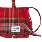 MC2 Saint Barth Colette Blanket Handbag With Tartan Print