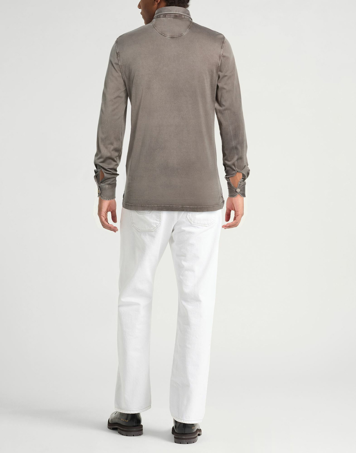 Fedeli Mens Polo shirt Charcoal