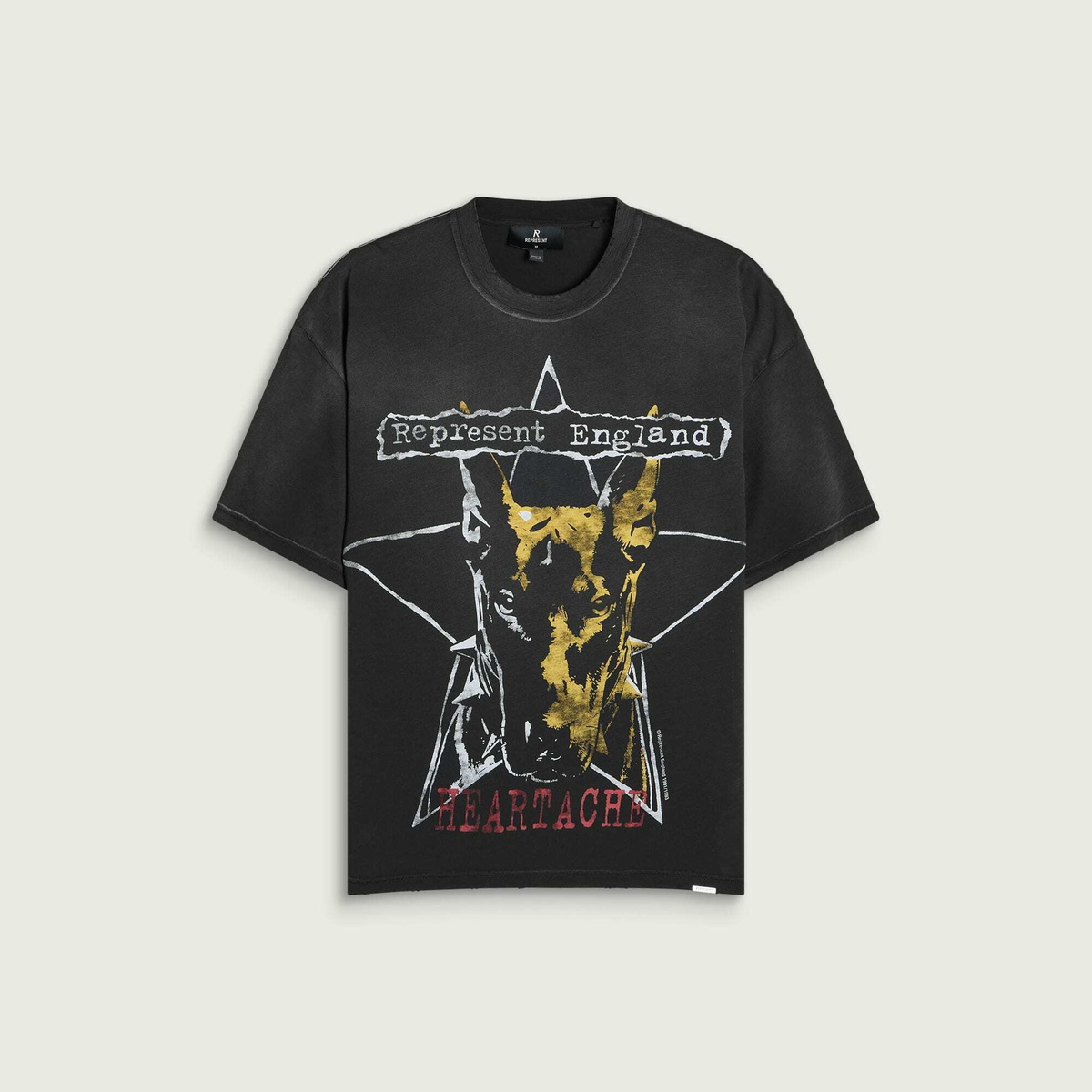 Represent Men's Jawbreaker T-Shirt in Washed Black