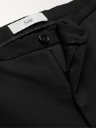 Séfr - Harvey Slim-Fit Tapered Cotton-Blend Trousers - Black