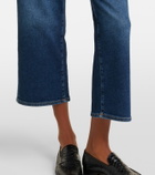 7 For All Mankind Stovepipe cropped straight jeans