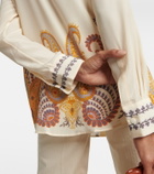 Etro Paisley silk blouse