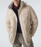 Brunello Cucinelli Wool flannel down parka