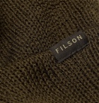 Filson - Watch Cap Ribbed Wool Beanie - Green