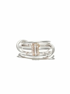 Spinelli Kilcollin Sterling Silver Gemini Diamond Ring