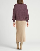 Roberto Collina Womens Turtleneck Plum