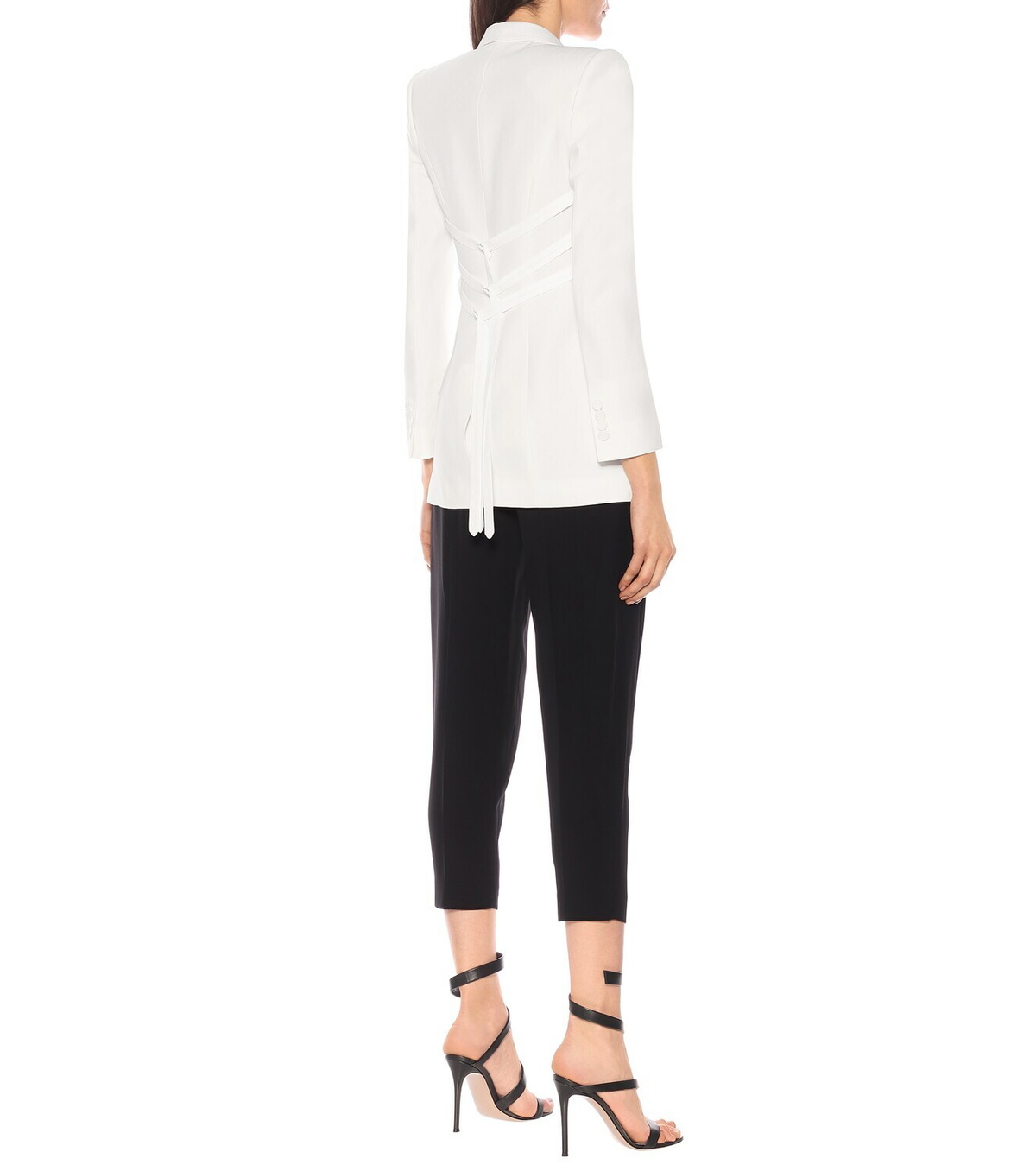 Veste Blazer Alexander McQueen Pour Femme - Taille 46 (US 10) - Navy (bleu Marine) - Crêpe - Neuve Avec étiquettes
