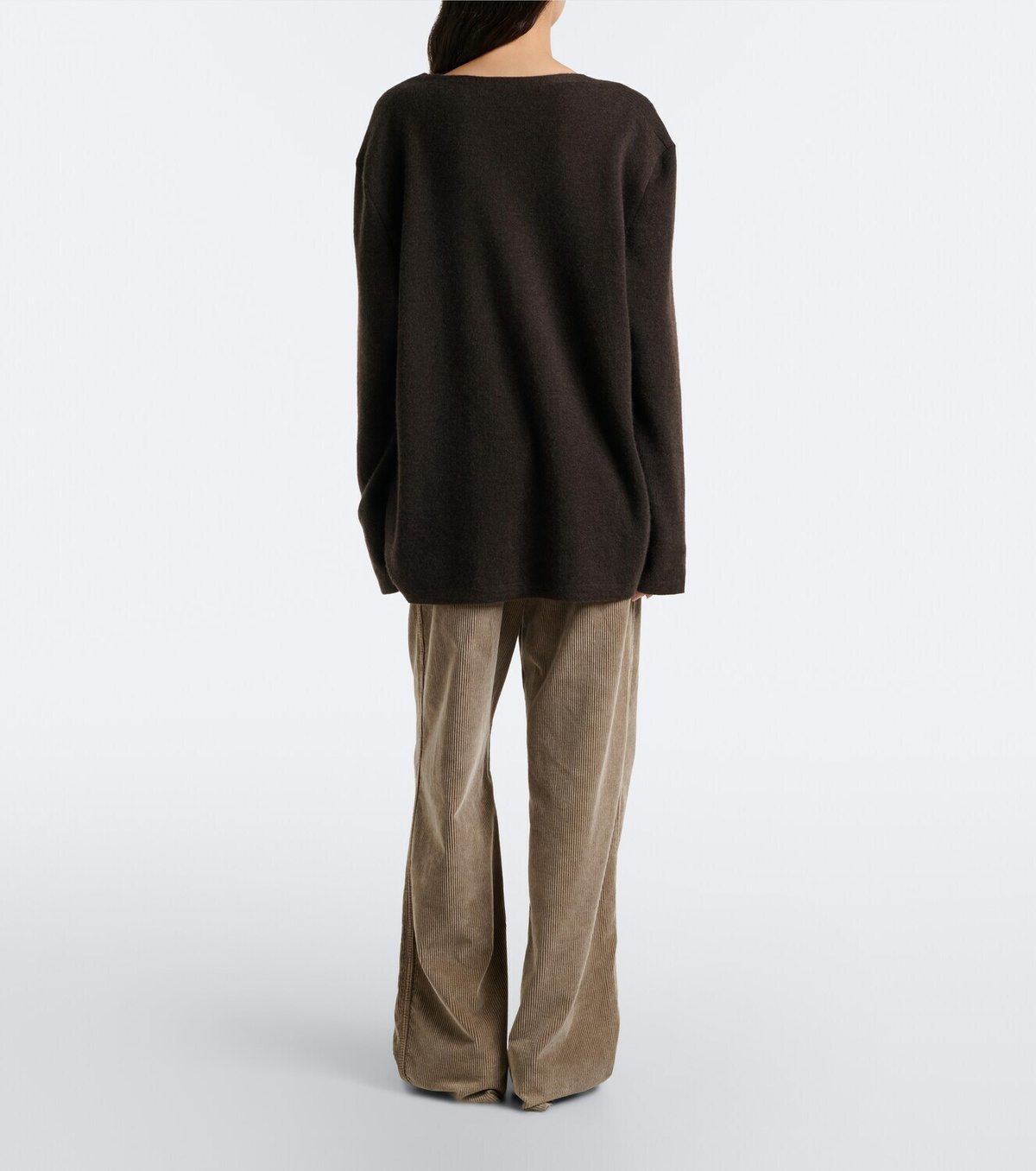The Row Adler cotton corduroy wide-leg pants