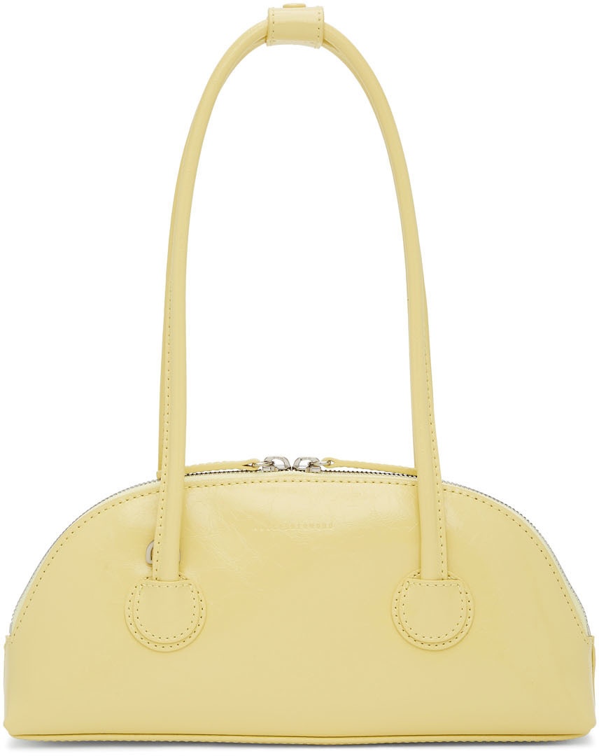 Marge Sherwood Mini Hobo Leather Shoulder Bag in Yellow