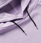 Flagstuff - Webbing-Trimmed Loopback Cotton-Jersey Hoodie - Purple