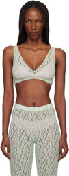 Baserange Green Crescent Bralette