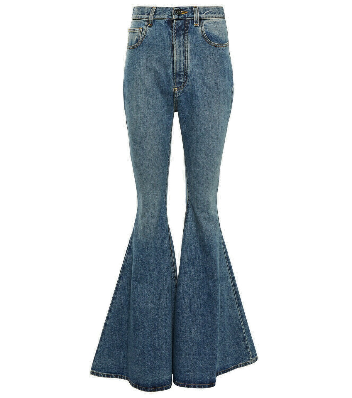 デニム・ジーパン Alaia Highwaist jeans ALAÏA LIGHT BLUE HIGH WAISTED ROUND JEANS |ALAÏA US