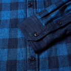 Blue Blue Japan Flannel Mura Bassen Check Shirt