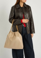 Stella Mccartney Falabella Drawstring Faux Suede Tote - Cream - One Size