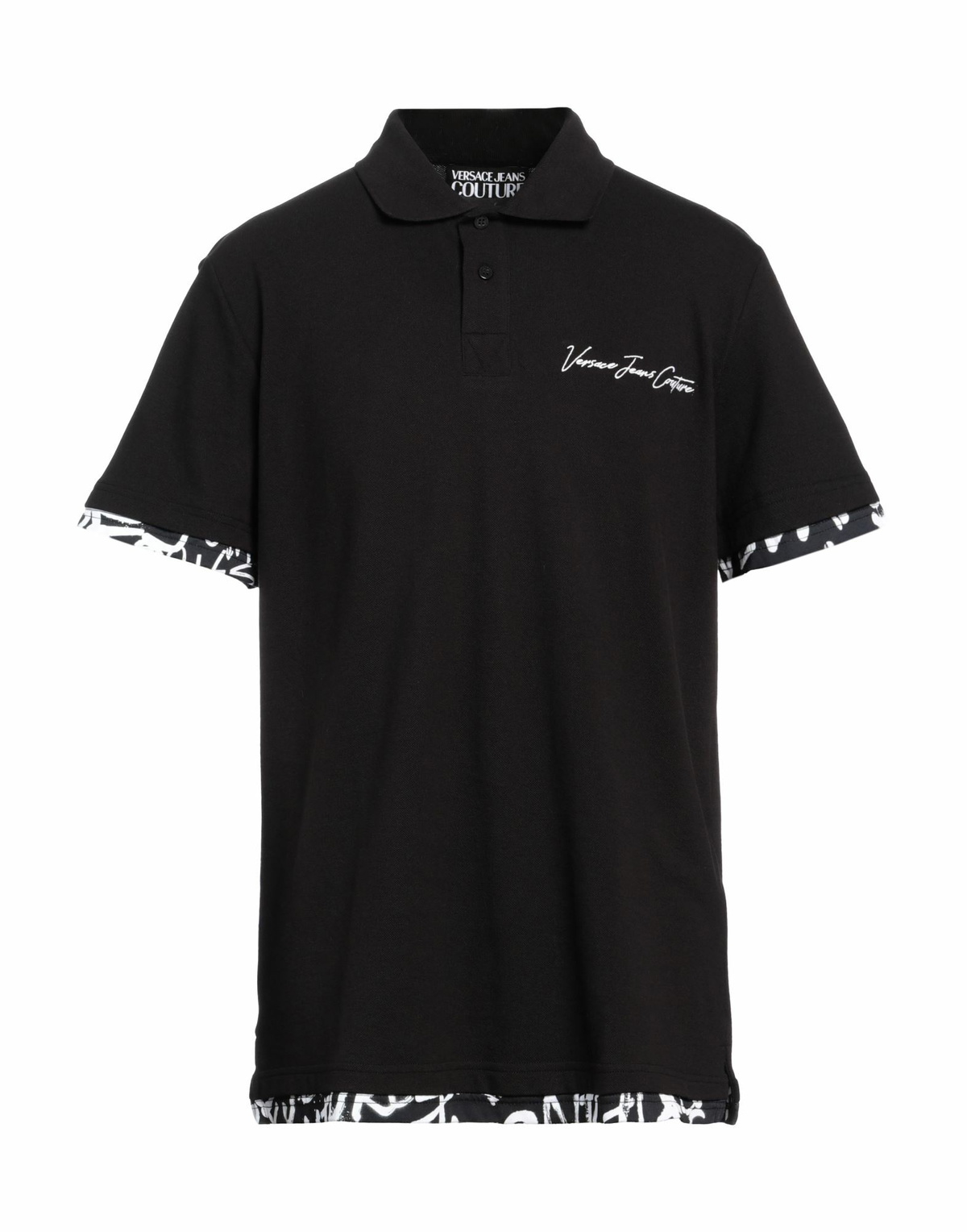 Versace Jeans Couture Mens Polo shirt in Black