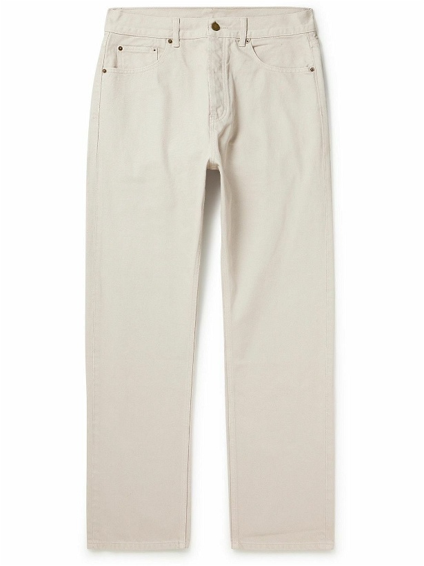 Photo: FEAR OF GOD ESSENTIALS - Straight-Leg Jeans - White