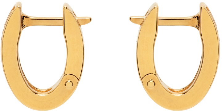 Photo: Versace Gold Greca Earrings