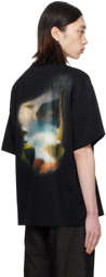 Wooyoungmi Black Graphic T-Shirt
