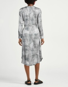 Peserico Womens Midi dress in Grey