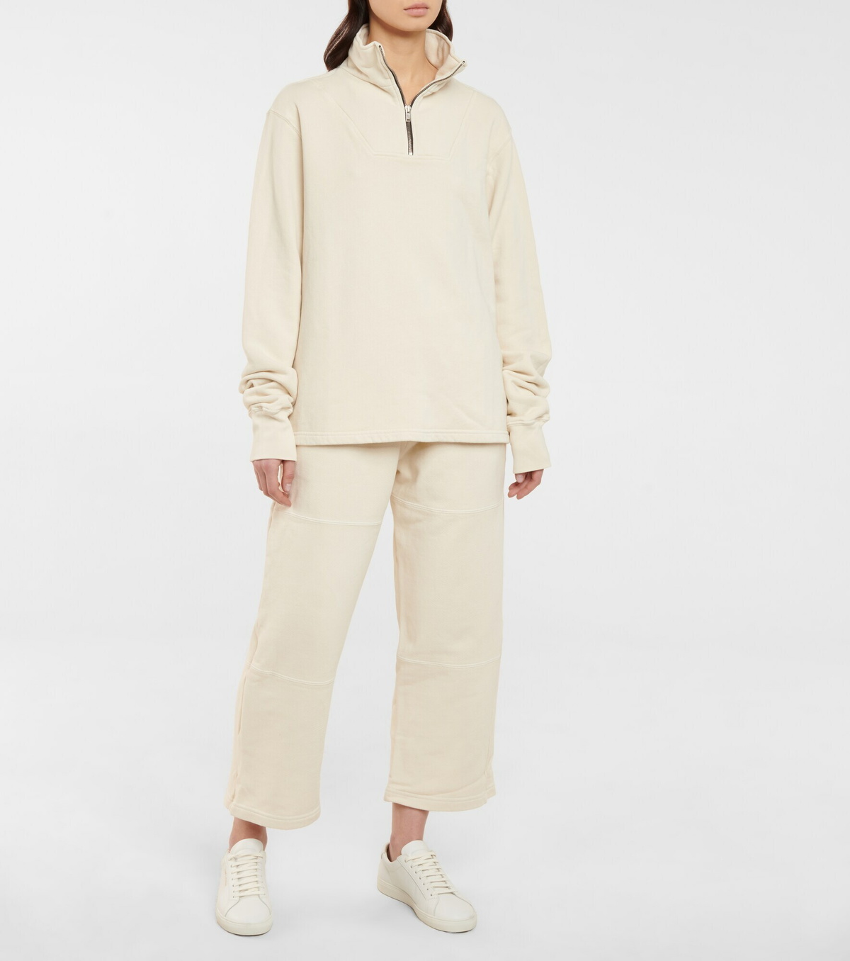 Les Tien - Cotton half-zip sweatshirt Les Tien