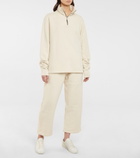 Les Tien - Cotton half-zip sweatshirt