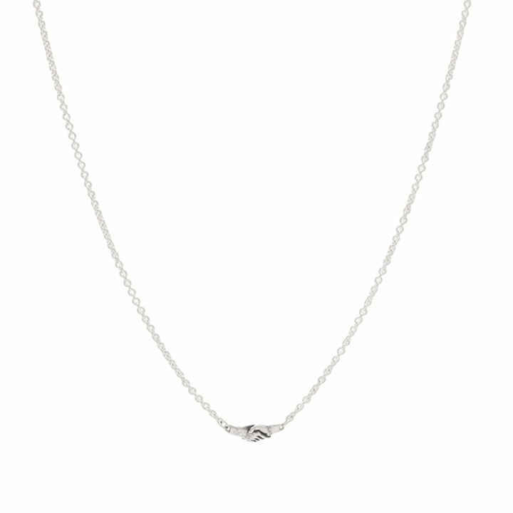 Photo: Frederick Grove Eternity Pendant Necklace in Silver 