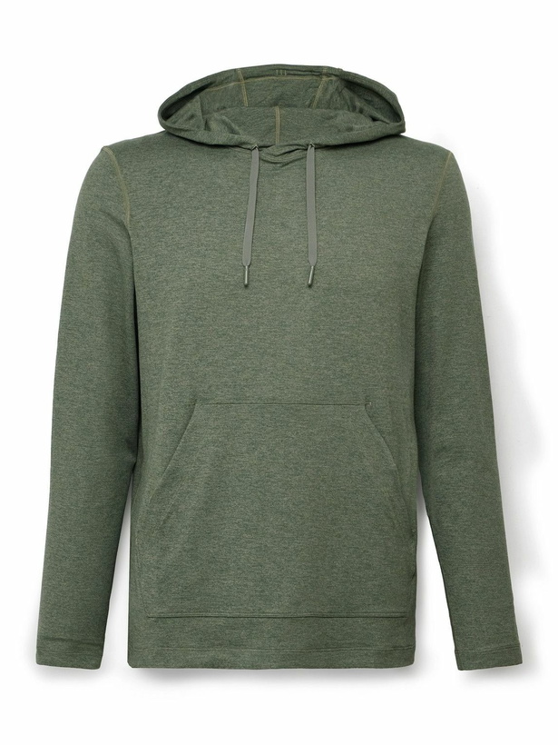Photo: Lululemon - Stretch Recycled-Jersey Hoodie - Green