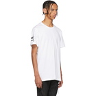 mastermind WORLD White Embroidered Logo T-Shirt