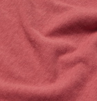 FRESCOBOL CARIOCA - Lucio Slim-Fit Cotton and Linen-Blend T-Shirt - Red