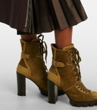 Christian Louboutin New Macademia 100 suede ankle boots