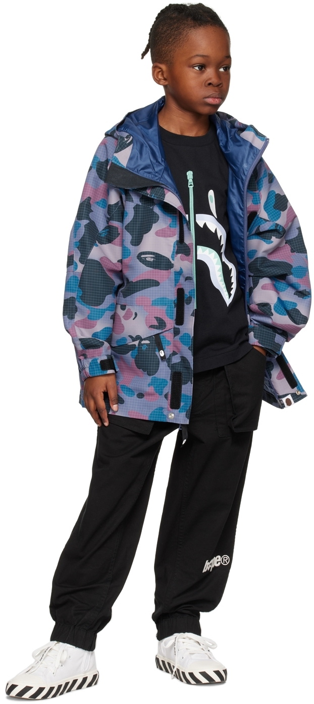 BAPE Kids Black Climbing Trousers