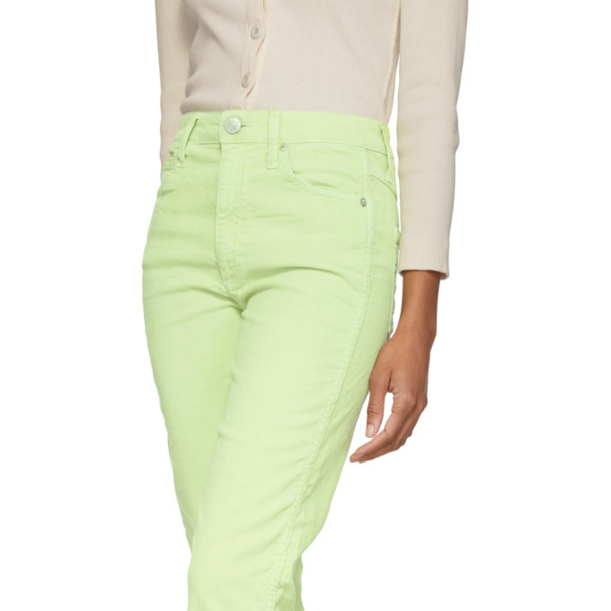 Amo Green Corduroy Bella Trousers