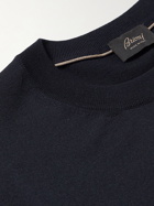 Brioni - Slim-Fit Wool Sweater - Blue