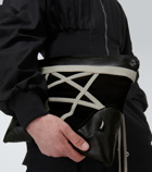 Rick Owens - Pentabrief leather pouch