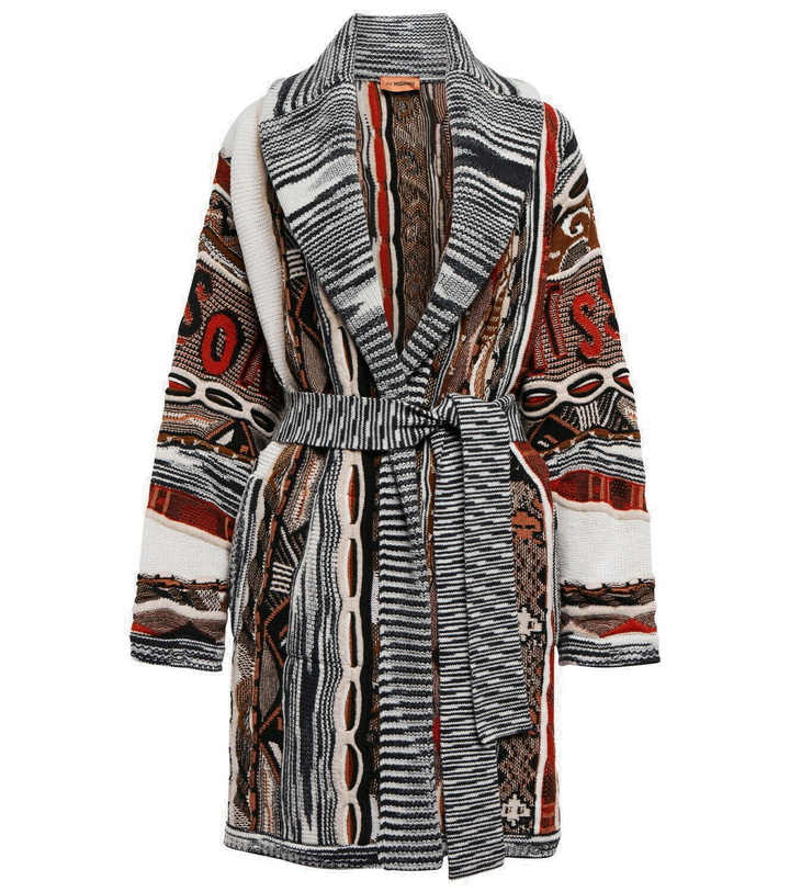 Photo: Missoni - Belted virgin wool cardigan