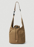 Arcs - Sharp Shoulder Bag in Brown
