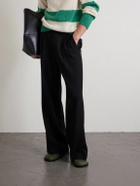 LOEWE - Campo Collapsible-Heel Leather Penny Loafers - Green